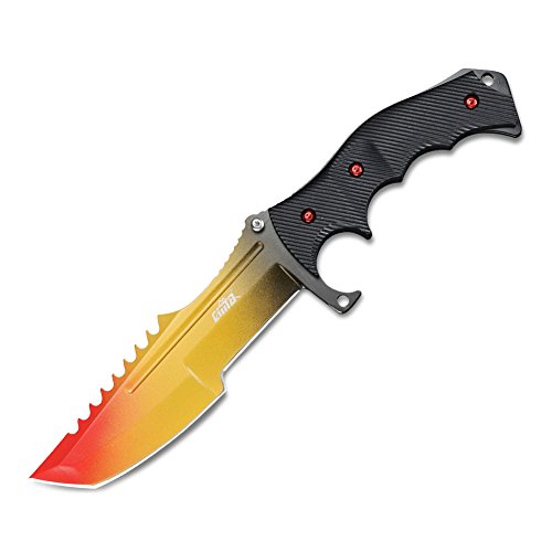 CIMA Huntsman CS:GO Knife, Multi-Color Full Tang Fixed Blade Tactical Knife, 10.8 in