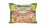 Maruchan Ramen Noodle Soup Lime Chili Shrimp (3 oz) Pack of 12
