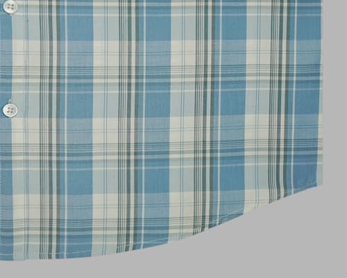 Image of GHPC 100% Cotton Checkered Half Sleeves Regular Fit Formal Shirt for Men