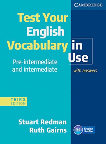 Portada de Test Your English Vocabulary in Use: Pre-intermediate and Intermediate. Edition with answers