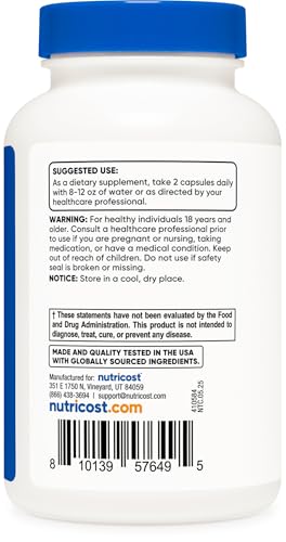 Nutricost Super Antioxidants (1000mg) 120 Capsules - Antioxidant Supplement for Men and Women with Acai, Goji, Blueberry and More, 60 Servings - Image 5