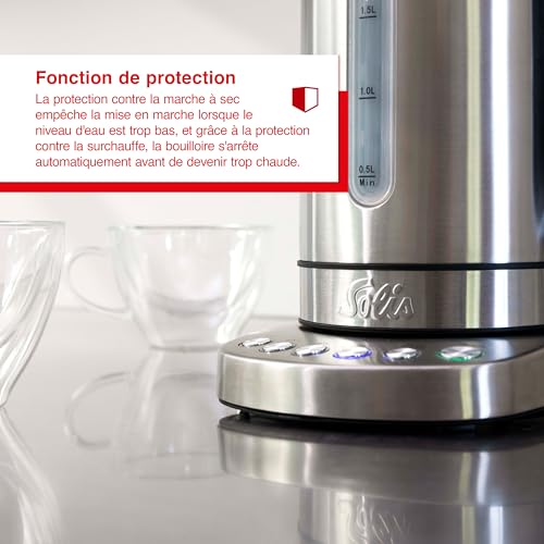 Bouilloire à température programmable Solis fonction maintien au chaud - 8