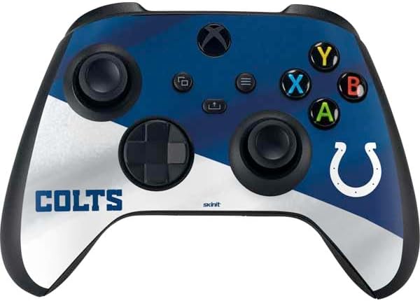 Skinit Decal Gaming Skin Compatible with Xbox Series X Bundle - Officially Licensed NFL Indianapolis Colts Design