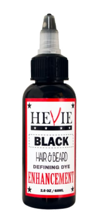 H ENHANCEMENT SEMI-PERMANENT HAIR/BEARD 2 OZ BLACK