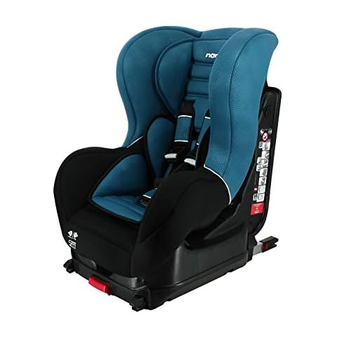 Car Seat isofix Cosmo Group 0/1 (0-18kg) with Side Impact Protection, Nania Luxe Blue Cover