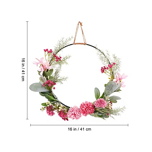 Guirlanda de Flores Artificiais Guirlanda de Flores Artificiais Decoração de Parede Com Folhas para