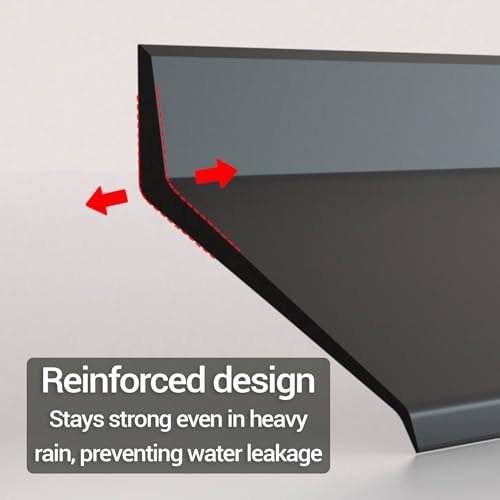 Evita inundaciones con el protector de goma impermeable para umbral anti lluvia 4