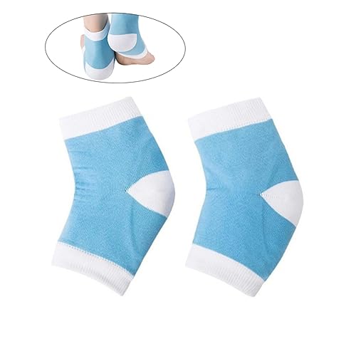 Housoutil 3 Pairs Antichapping Socks Cotton Fabrics Protective Cover Heel Socks Feet Heel Socks Foot Protection Socks Foot Care Sleep Socks Gel Heel Socks Moisturizing Socks Whitening - Image 3
