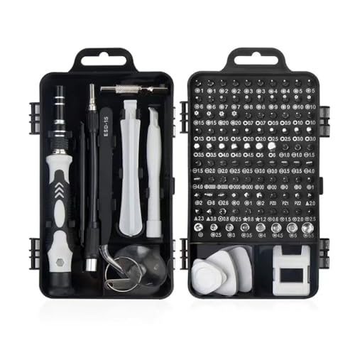 Kit Manutenção Celular Chaves Reparo 115em1 + Manta Magnética 45x30cm