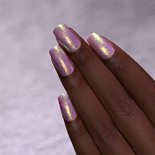 Image of ILNP Downtown - Iridescent Purple Holographic Jelly Nail Polish