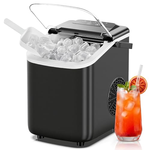 Image of NEWBULIG Ice Maker, Countertop Ice Machine with Handle