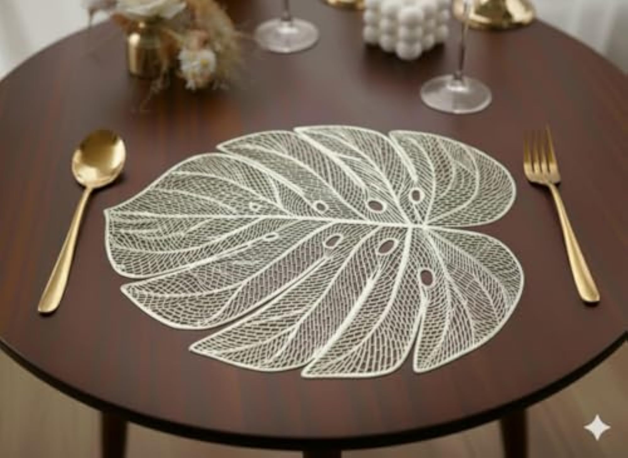 Placemat and Table Runner Combo Set for Dining Table