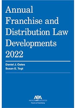 Paperback Annual Franchise and Distribution Law Developments 2022 Book