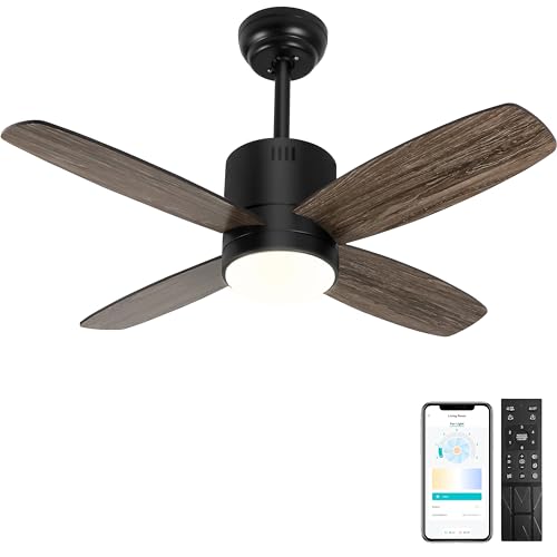 Ohniyou 38'' Ceiling Fan with Lights Remote Control - Small