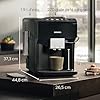 SIEMENS EQ500 classic TP511E19 Machine à café automatique, contrôle par application, nombreuses spécialités de café, réservoir à lait, fonction double tasse, nettoyage à la vapeur, 1500 W, noir/laqué