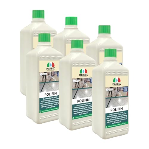 MARBEC Polifin 1LTX6PZ Cera metalizada brillante para suelos con excelente capacidad protectora y resistencia a las pisadas.