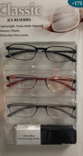 Classics JLX Readers +175, Lightweight, Swiss-Made Materials