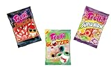 Trolli bunter Grusel Mix Dracula, Super Brain, Glotzer Halloween Geschenk Halloween Deko Süßes oder Saures