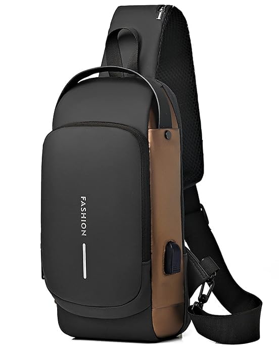 Anti Theft Backpack for Women, Sling Bag For Men CrossBody Backpack For Men Women, Anti-Theft Chest Bag With USB Charging Port, Messenger Bags, Casual Shoulder Bag, Handbag-image-28