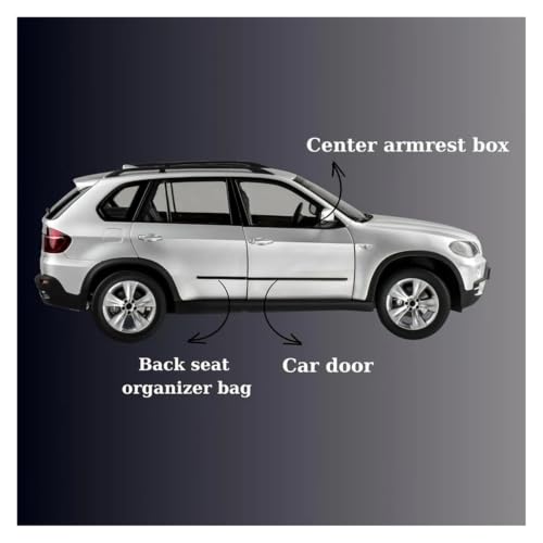 Contenedor de basura para coches y almacenamiento colgante en puerta 5