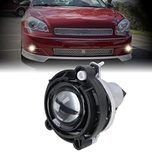 Driver OR Passenger Side Fog Lights Fits 2006-2008 Chevy Malibu,2007-2015 Chevy Equinox,2006-2013 impala,2013-2017 Traverse,2013-2019 GMC Acadia,2010-2015 2018-2021 Terrain Replace#10335108