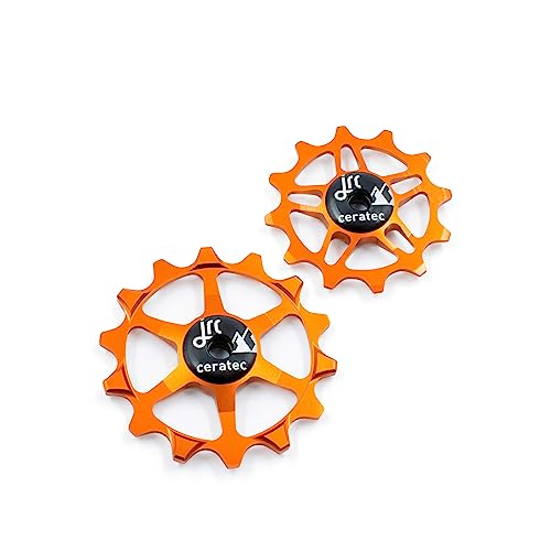 Image of SRAM Eagle Compatible 12 /14T Ceramic Pulley Wheels by JRC Components