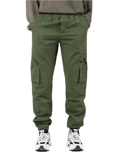 NATUST Kinder Cargohose Jungen Jogginghose Hosen Cargo Hose mit...