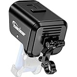 Kaedear(カエディア) バイク サンバイザー 日除け サンシェード 自転車 スマホホルダー 携帯ホルダー スマホ ホルダー スタンド マウント (17mm/ブラック)