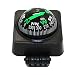 WYHFA Adjustable Navigation Dashboard Car Compass, Multi-Functional Cycling Hiking Direction Guide Ball Shaped Compass for Outdoor Black FREE
