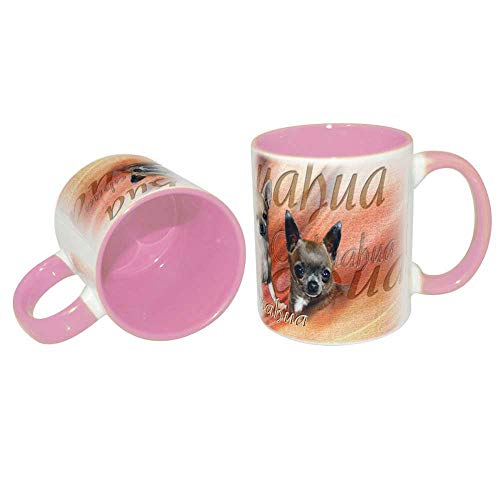 keramik tassen (AR) Rose Hund Chihuahua