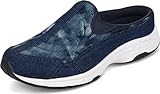 Easy Spirit Women's TRAVELTIME514 Mule, Denim Tie Dye, 8