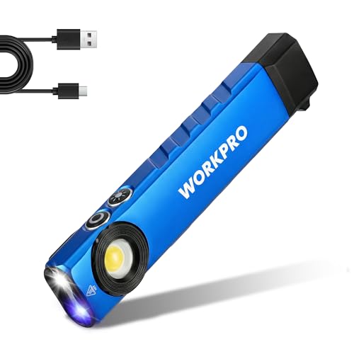 WORKPRO Rechargeable LED Work Light with UV and Magnet