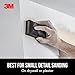 3M Drywall Sanding Sponge, Fine/Medium Grits, Dual Grit Block, Medium Grit to Remove, Fine Grit to Smooth, Ideal for Sanding and Smoothing of Joint Compounds, 2-5/8 in x 3-3/4 in (9095DC-NA)