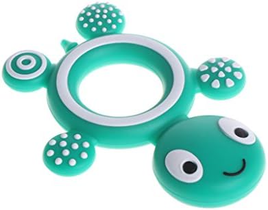 Xuniu Baby Teether, Silicone Chew Toys Safety Tortoise Baby Kids Soother Teether Teething Pacifier