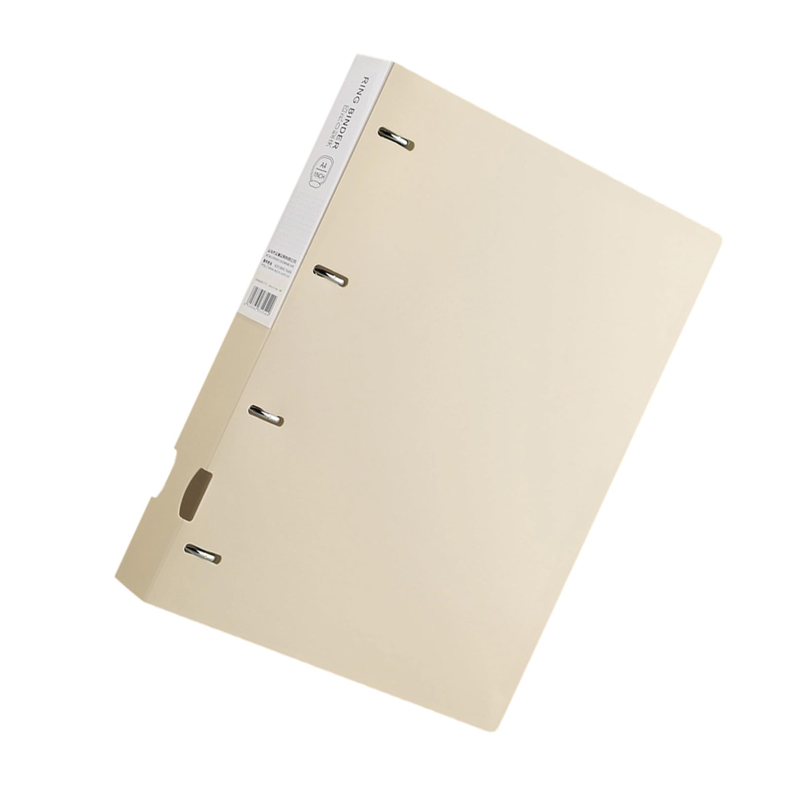 Buxuaaaa 4 Hole Binders Folders 4 Rings Binders File Folders Display Book Practical Document Folder for Efficient Paper Storage