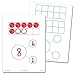 EAI Education Ten Frames & Number Bonds Flexible Dry-Erase Boards - Set of 10