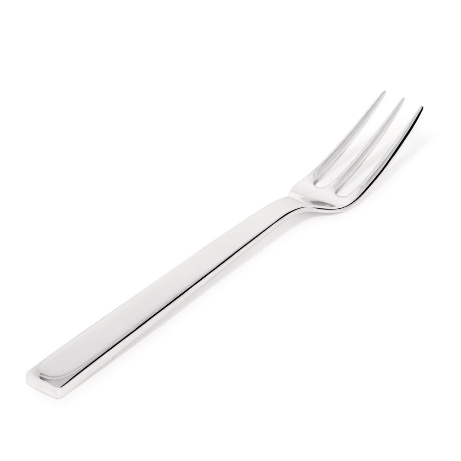 Alessi - Dessert Fork Santiago - Metal - Polished Stainless Steel - Designer David Chipperfield