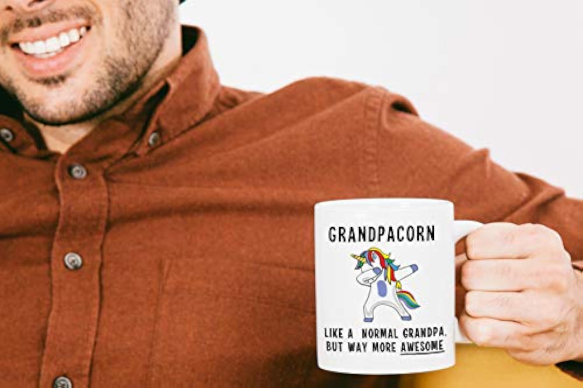Grandpacorn Funny Coffee Mug, Father's Day Gift