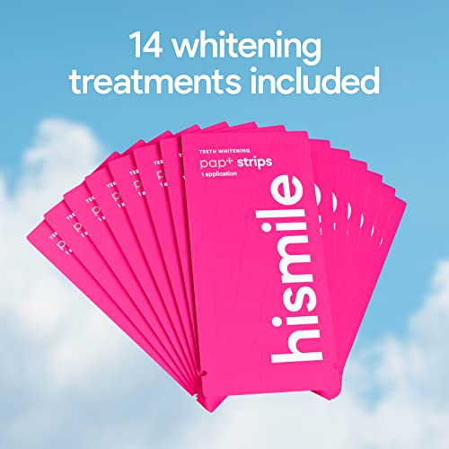 Hismile Teeth Whitening Strips For Sensitive Teeth, Peroxide Free, Dental White Strips Kit, 28 Strips, 14 Treatments #TOP2