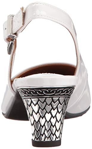 J. Renee Womens Mayetta White Pearl 8.5 M (B) #TOP2