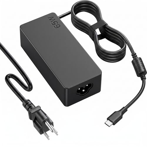 65W USB C Charger for LG Gram 14 15 16 17, VUOHOEG 20V 3.25A Laptop Charger Compatible with USB-C Charging Laptops, AC Power Adapter for LG Gram 17Z90P 16Z90P 15Z90P 14Z90P 16Z90Q 15Z90Q
