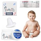 Premium Patented Baby Belly Button Plug | Ultra-Soft Silicone Belly Button Shaper Plug | Reusable and Perfect Size for All Newborns | No Patches | Freedom to Move, Breathe and Sleep | Baby Essentials