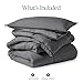 Bare Home Comforter Set - Twin Extra Long Size - Ultra-Soft - Goose Down Alternative - Premium 1800 Series - All Season Warmth (Twin/Twin XL, Grey)
