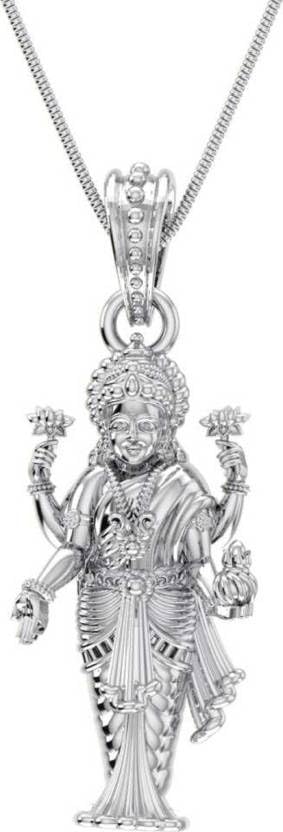 Médaillon Laxmi Maa argent sterling 925 de pureté supérieure