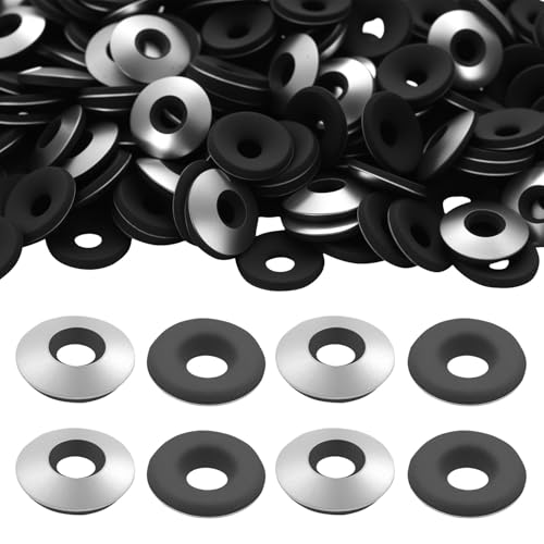 200 Stück EPDM Dichtscheiben Edelstahl Dichtungsscheiben Gummi Dichtungen, M6,3x16 mm Gummi Unterlegscheiben Gummischeiben, Dichtscheiben mit EPDM Beilagscheiben ür Schrauben Spenglerschrauben