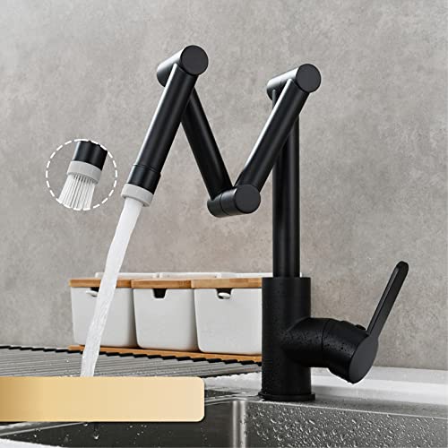 Robinet de remplissage pour grandes marmites avec sa rallonge pliable à trois sections en laiton
