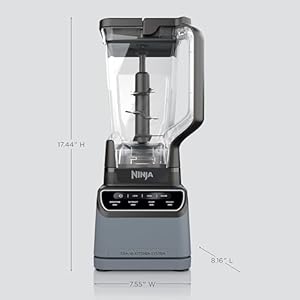 Ninja Grand Kitchen System 1200, Blender, 4 Preset Auto-iQ Programs, 72 oz. full-size pitche (KS500) Ninja Grand Kitchen System 1200 Blender 4 Preset Auto iQ Programs 72 oz full size pitche KS500