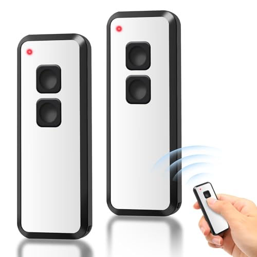 433,92MHz Mando Garaje Universal,2 unidades de mando a distancia para NOVOFERM NOVOTRON 502 MAX43-2,MINI-NOVOTRON 522,MINI-NOVOTRON 522 Design,2 Canales Clonador Mando Garaje Inalámbrico