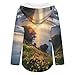 Ireland Sunset Seascape Hoodies for Women V Neck Pullover Sweatshirts Long Sleeve Shirts Fashion Tops