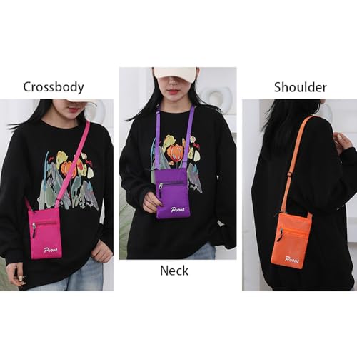 Crossbody Bag Phone Purse with 2 Zipper Mini Handbag Wallet Storage Organizer for Phone Cell Phones Coin Key Men Women4